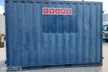 15 fot sagcontainer med Ernex gjerdesag