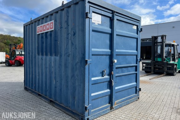 15 fot sagcontainer med Ernex gjerdesag