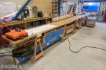 Langt arbeidsbord / monteringsbord – ca. 9 x 1,1 meter