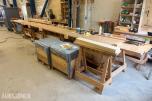 Langt arbeidsbord / monteringsbord – ca. 9 x 1,1 meter