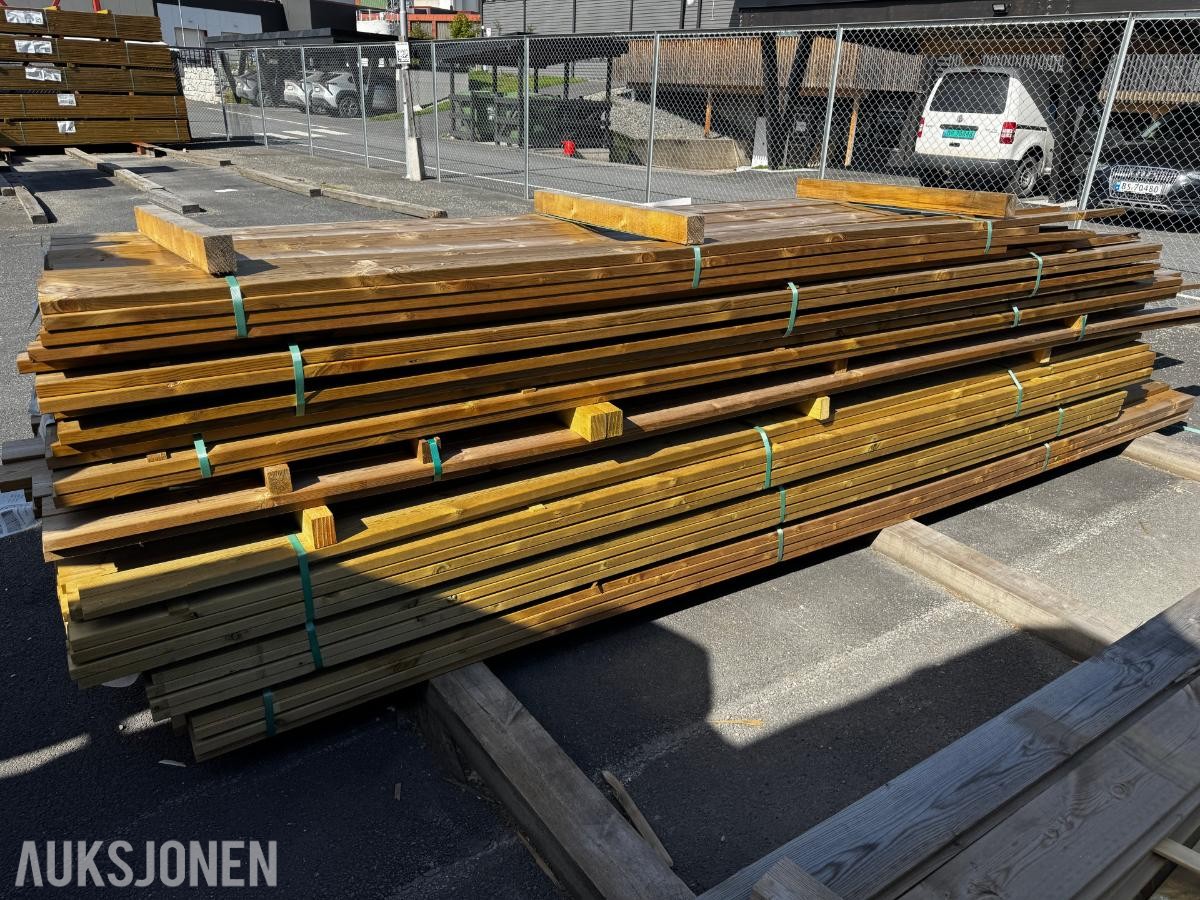 Impregnerte terrassebord 28x120 mm 975,8 Meter