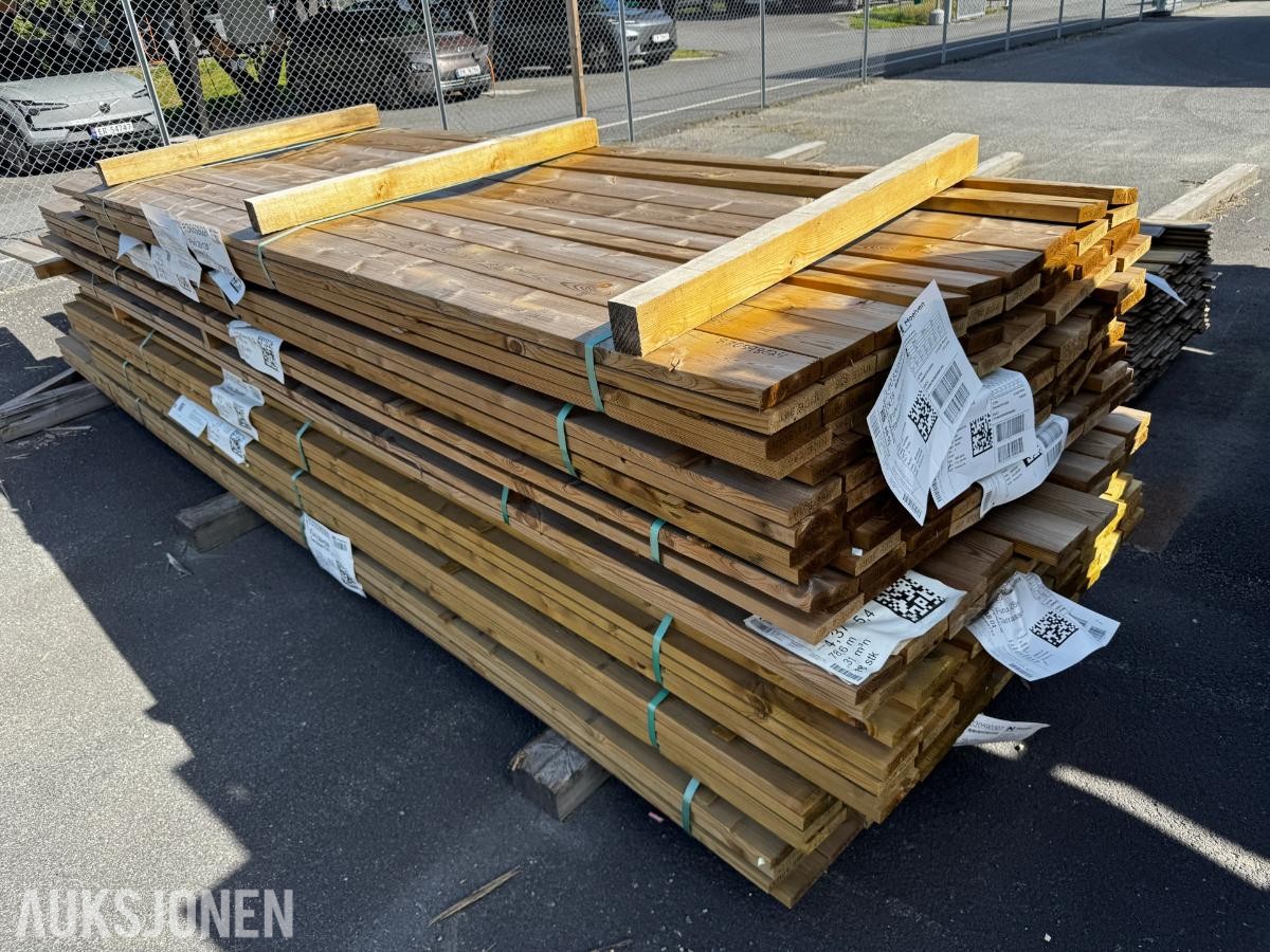 Impregnerte terrassebord 28x120 mm 975,8 Meter