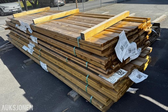Impregnerte terrassebord 28x120 mm 975,8 Meter