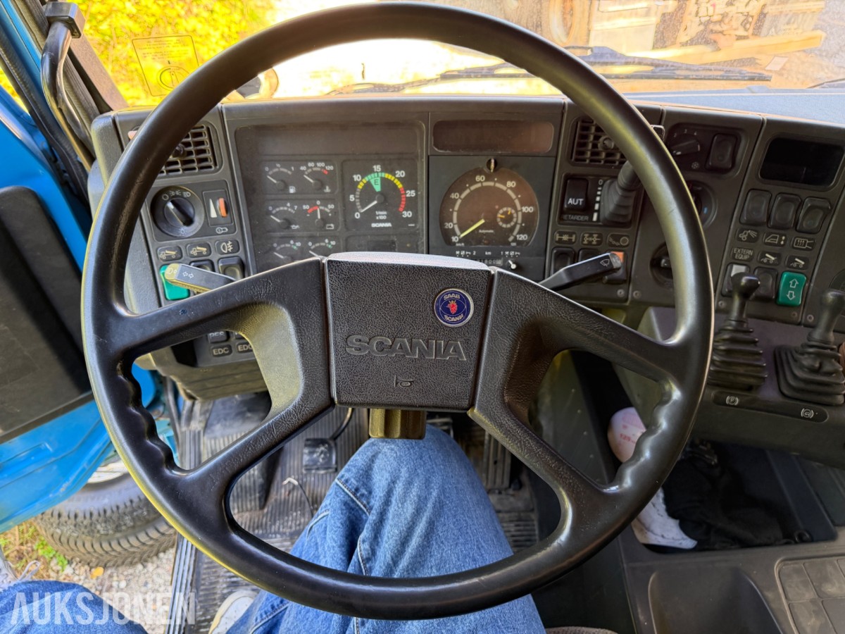 1996 Scania R143 m/ delebil, REP OBJEKT