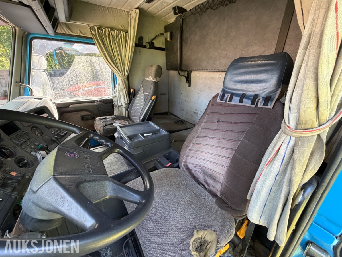 1996 Scania R143 m/ delebil, REP OBJEKT