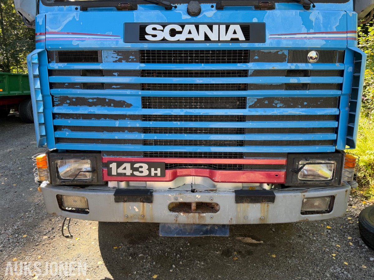 1996 Scania R143 m/ delebil, REP OBJEKT