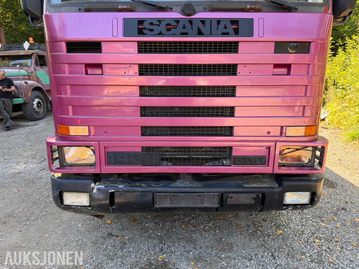 1996 Scania R143 m/ delebil, REP OBJEKT