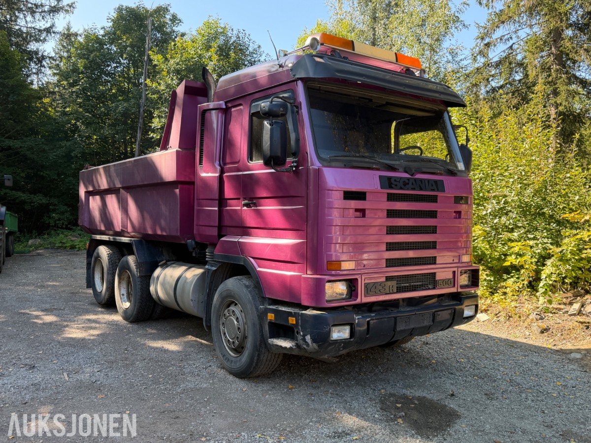 1996 Scania R143 m/ delebil, REP OBJEKT
