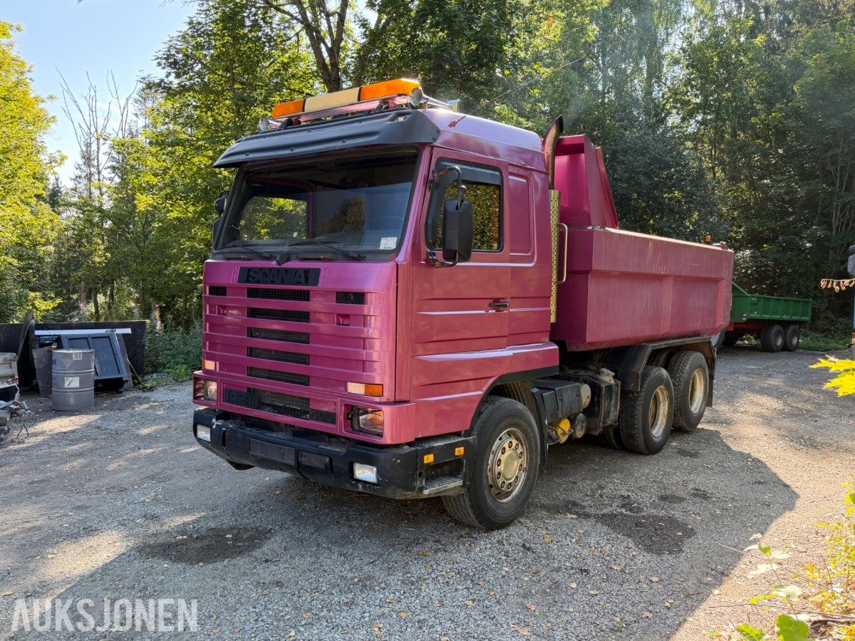 1996 Scania R143 m/ delebil, REP OBJEKT