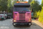 1996 Scania R143 m/ delebil, REP OBJEKT 