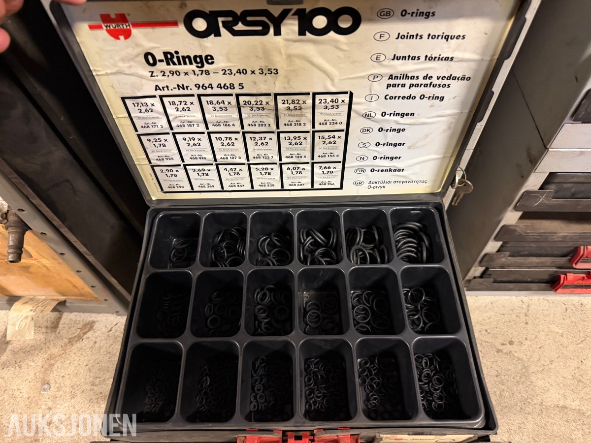Würth ORSY 100 Sortimentsett / verkstedlager