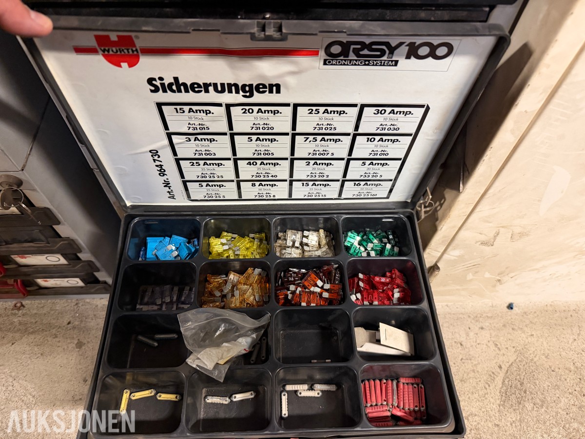 Würth ORSY 100 Sortimentsett / verkstedlager