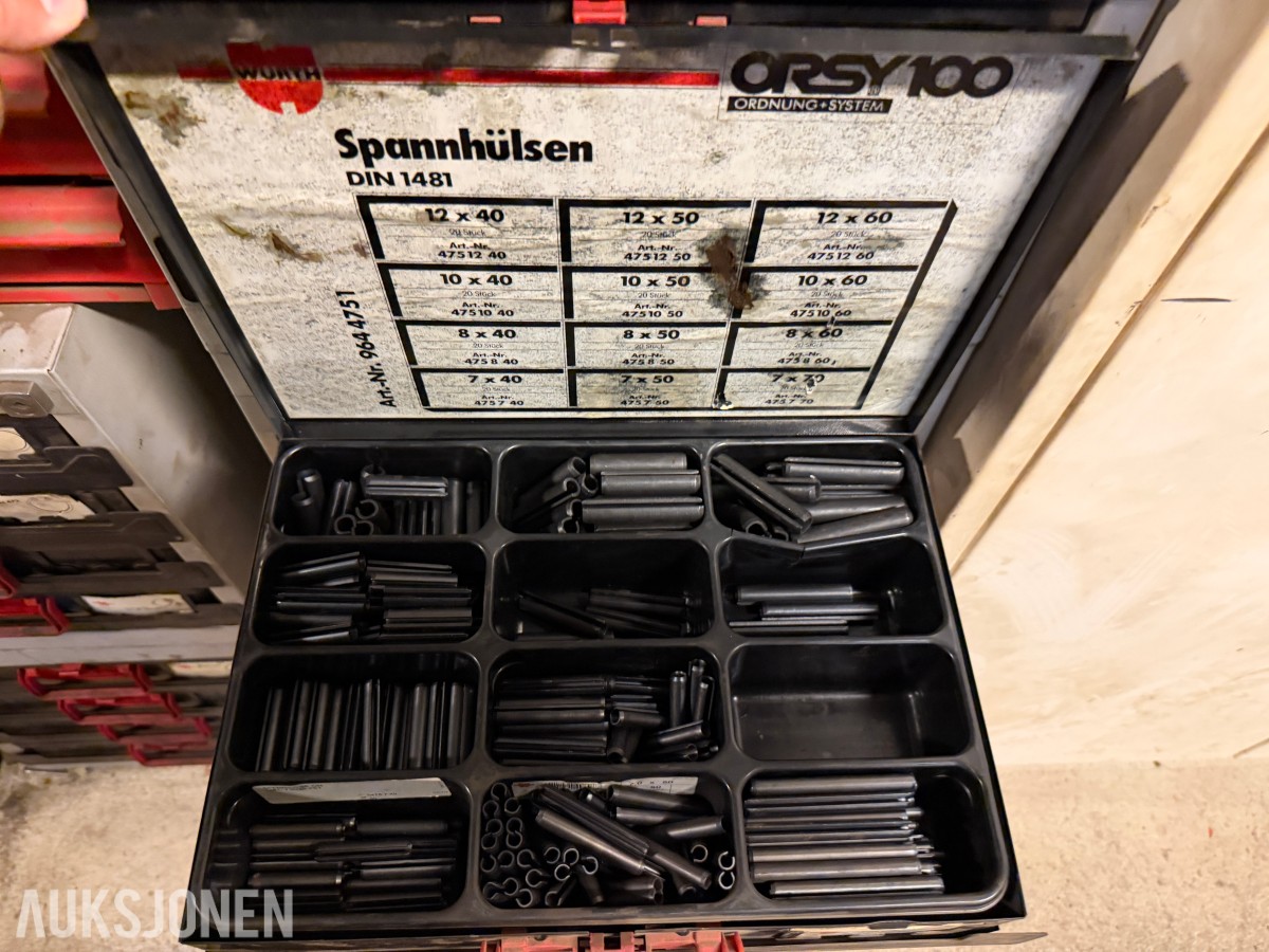 Würth ORSY 100 Sortimentsett / verkstedlager