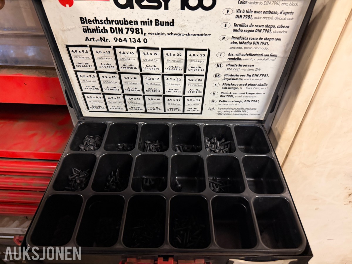 Würth ORSY 100 Sortimentsett / verkstedlager