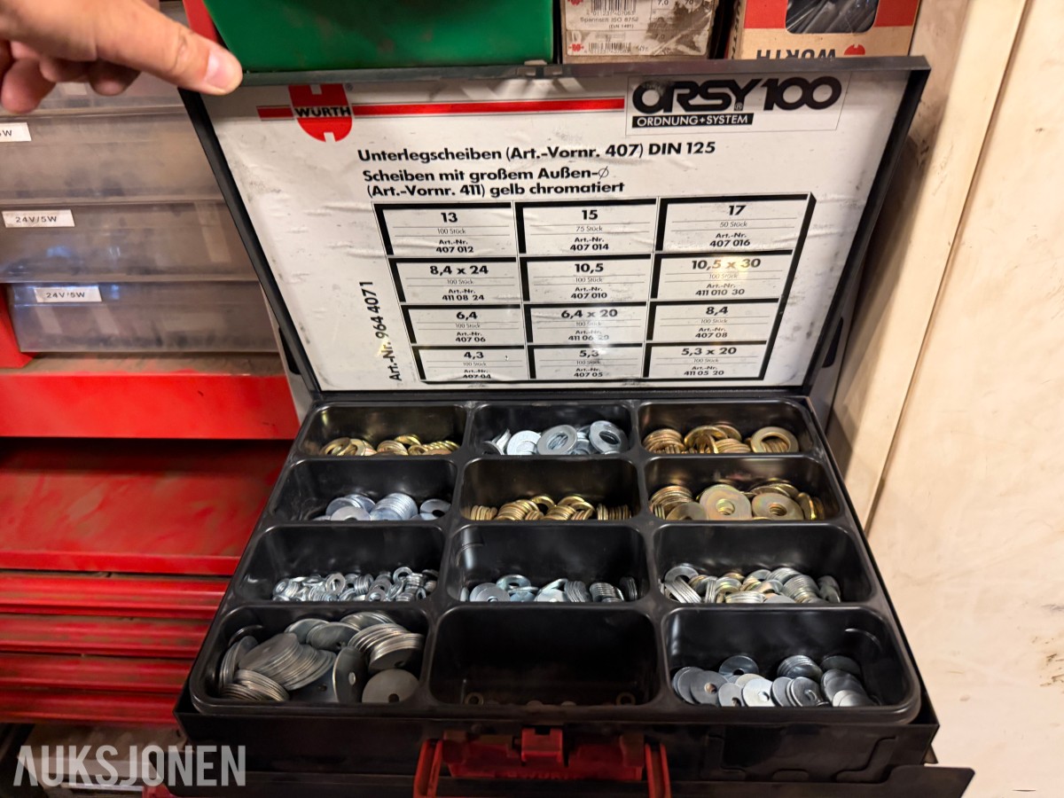 Würth ORSY 100 Sortimentsett / verkstedlager