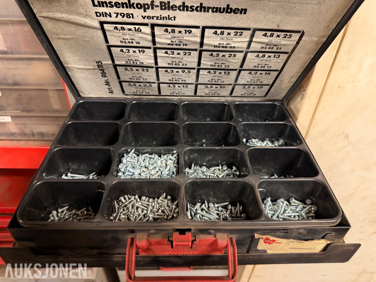 Würth ORSY 100 Sortimentsett / verkstedlager