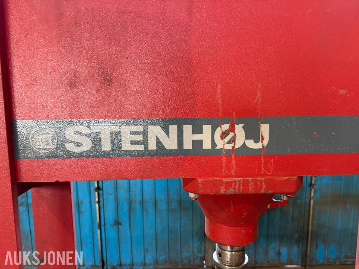 Stenhøj 60 tonn hydraulisk verkstedpresse – 600 kN
