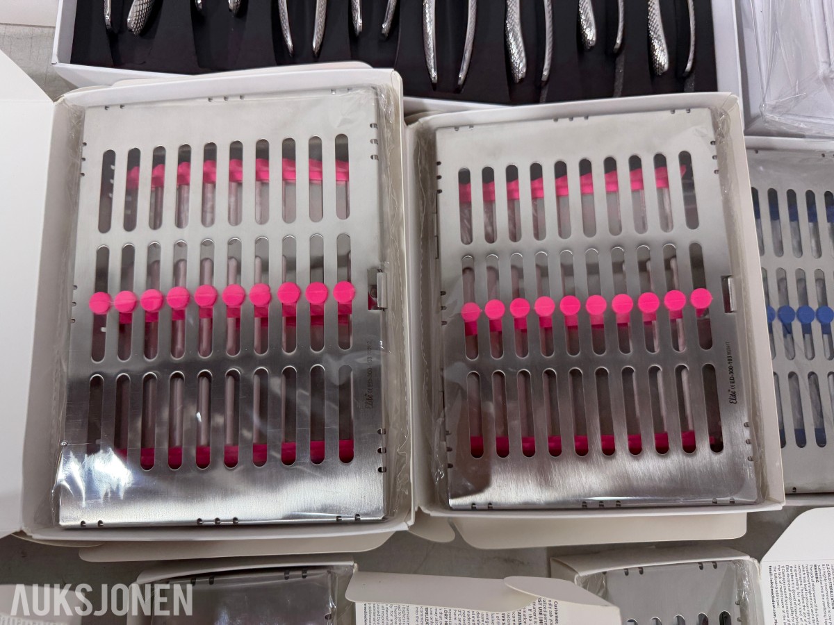 Stort parti MedixDent Elite dentalinstrumenter og ekstraksjonssett