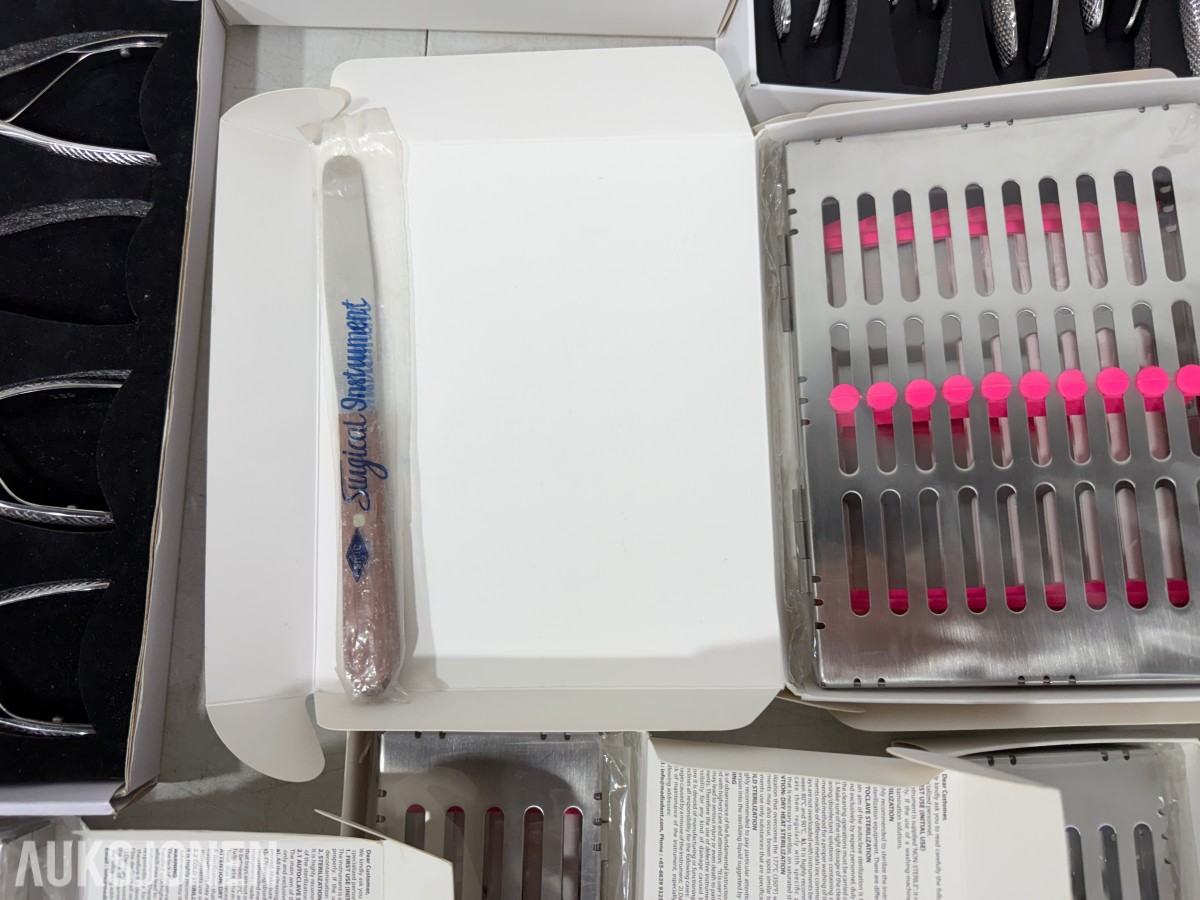 Stort parti MedixDent Elite dentalinstrumenter og ekstraksjonssett