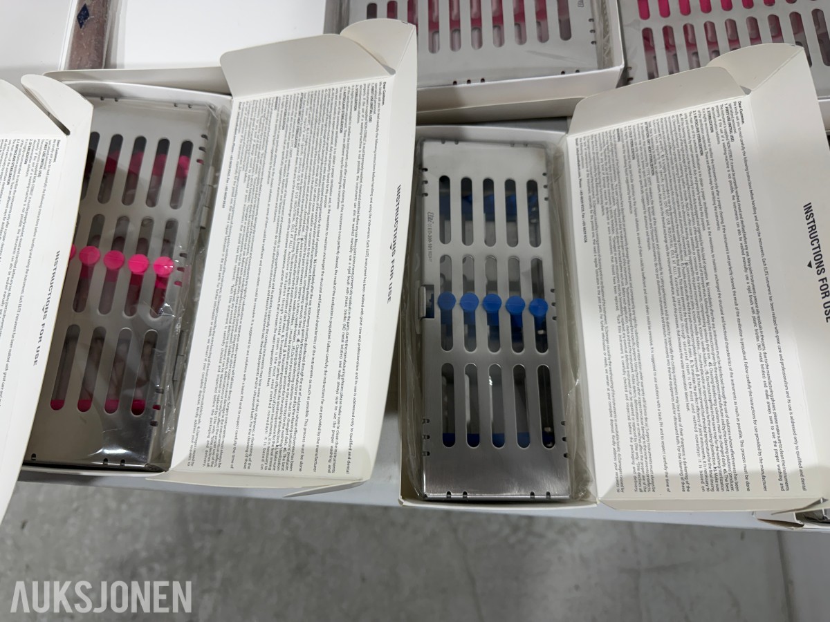 Stort parti MedixDent Elite dentalinstrumenter og ekstraksjonssett