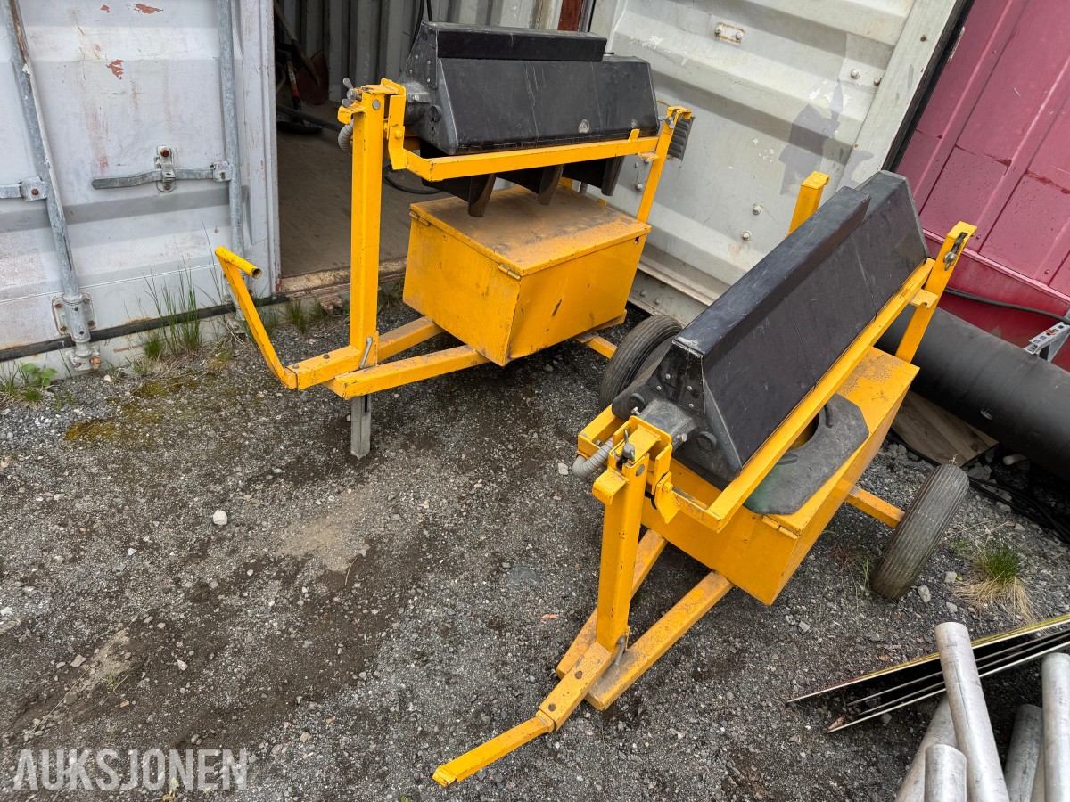 2 stk. mobile trafikklys/signalanlegg