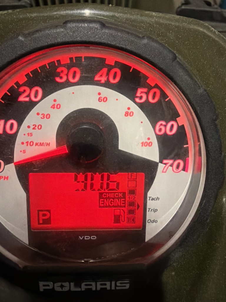 2010 Polaris Sportsman 800 6X6 1308km m/ - vinsj og lasteplan 