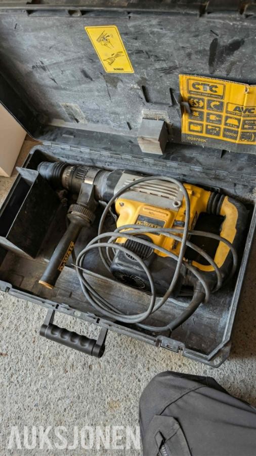 Stor samling med verktøy - dewalt, paslode, fine, +++
