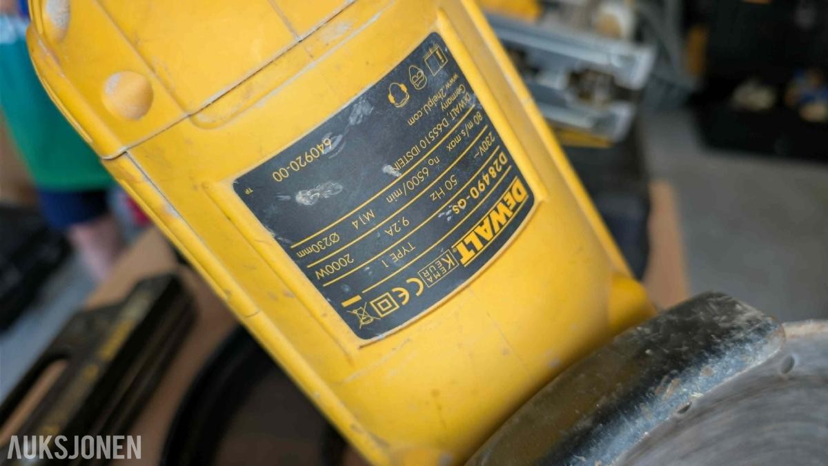Stor samling med verktøy - dewalt, paslode, fine, +++