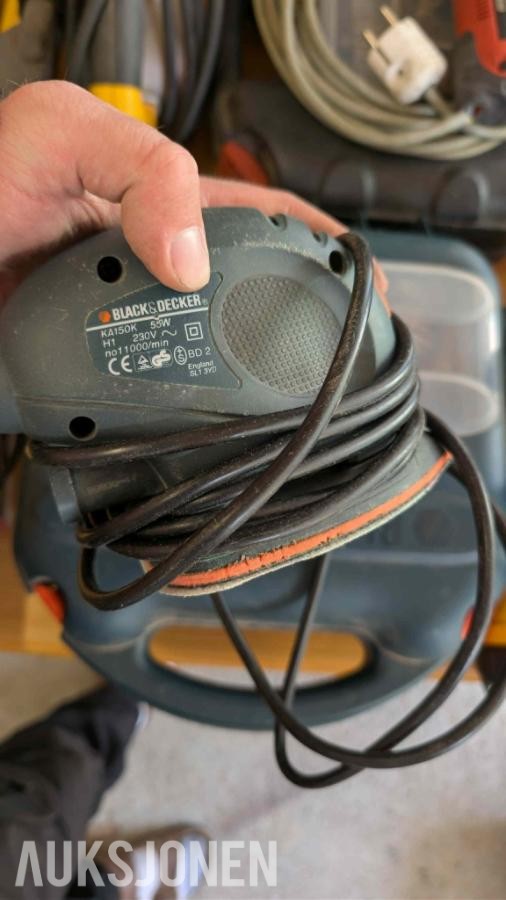 Stor samling med verktøy - dewalt, paslode, fine, +++