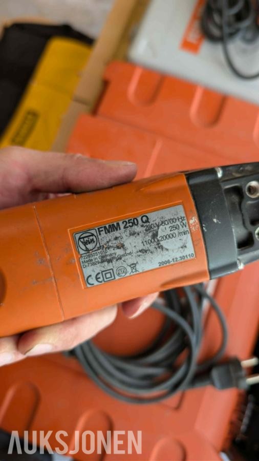 Stor samling med verktøy - dewalt, paslode, fine, +++