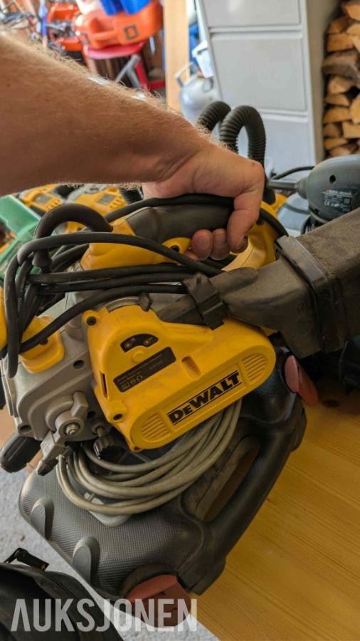 Stor samling med verktøy - dewalt, paslode, fine, +++