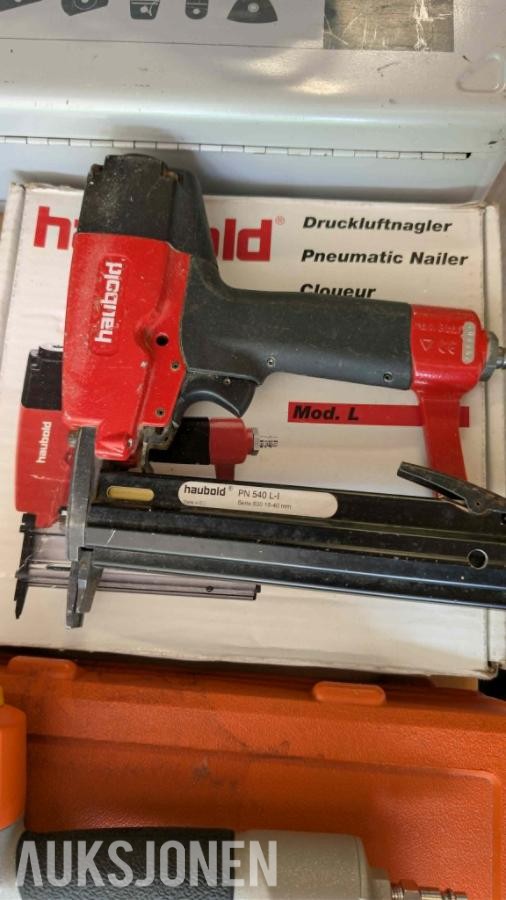 Stor samling med verktøy - dewalt, paslode, fine, +++