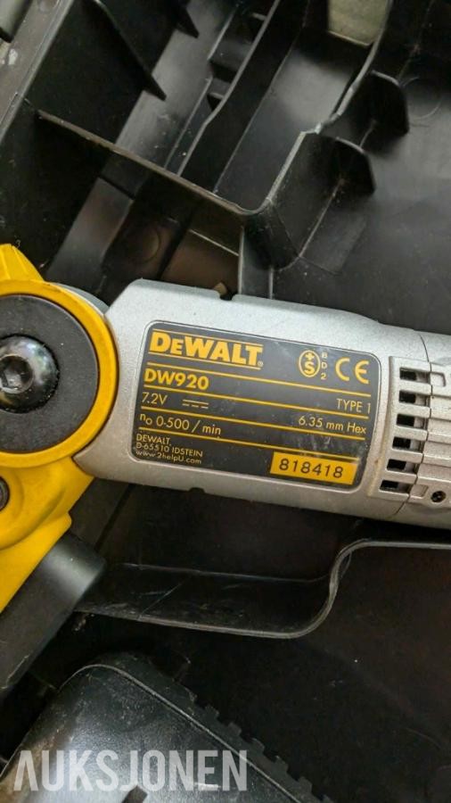 Stor samling med verktøy - dewalt, paslode, fine, +++