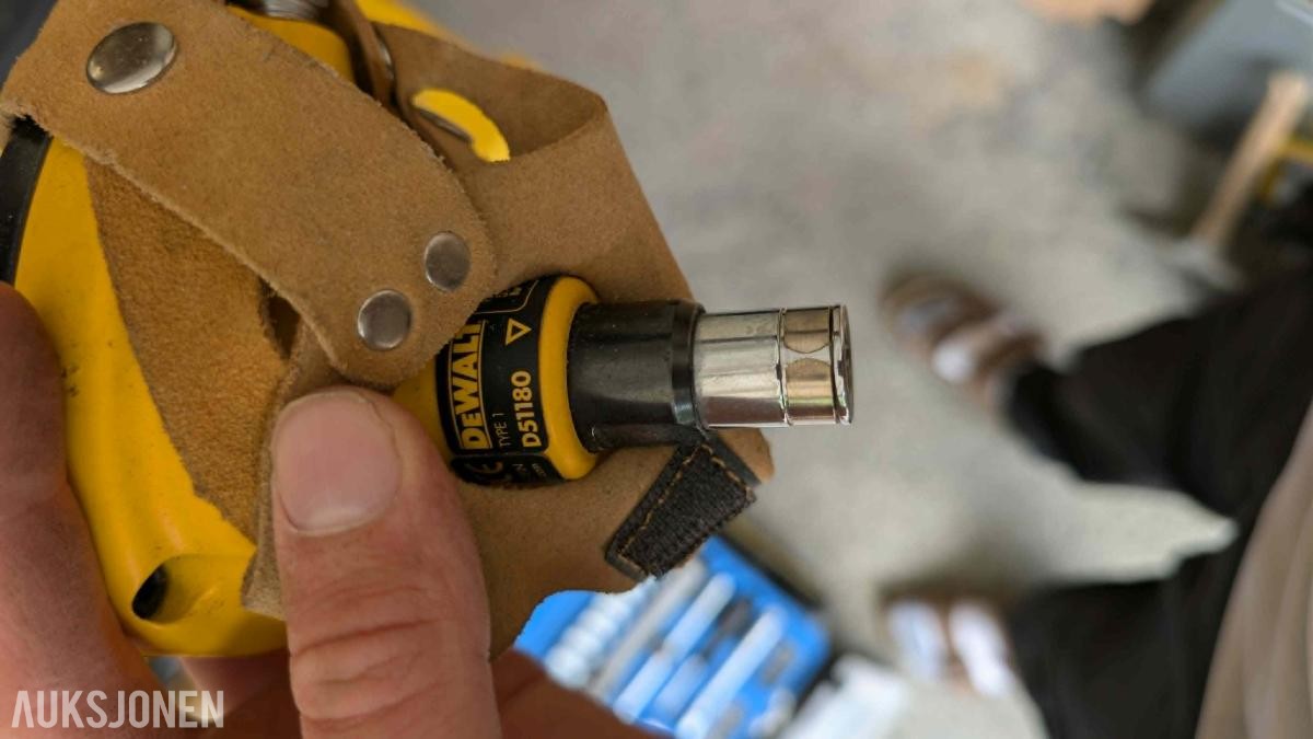 Stor samling med verktøy - dewalt, paslode, fine, +++