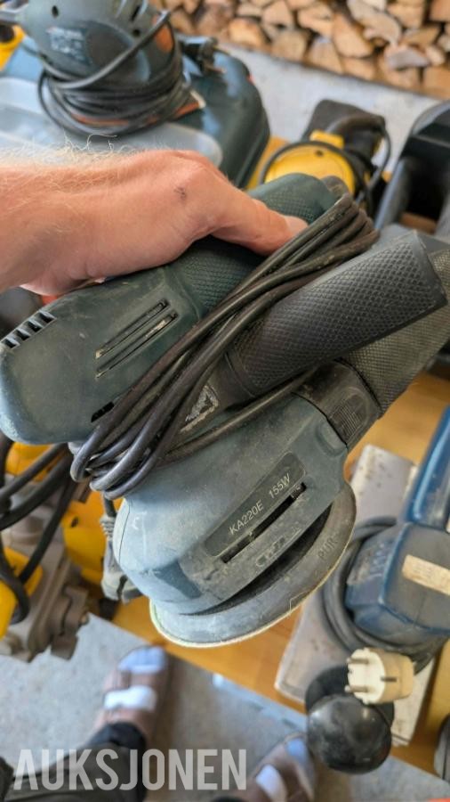 Stor samling med verktøy - dewalt, paslode, fine, +++