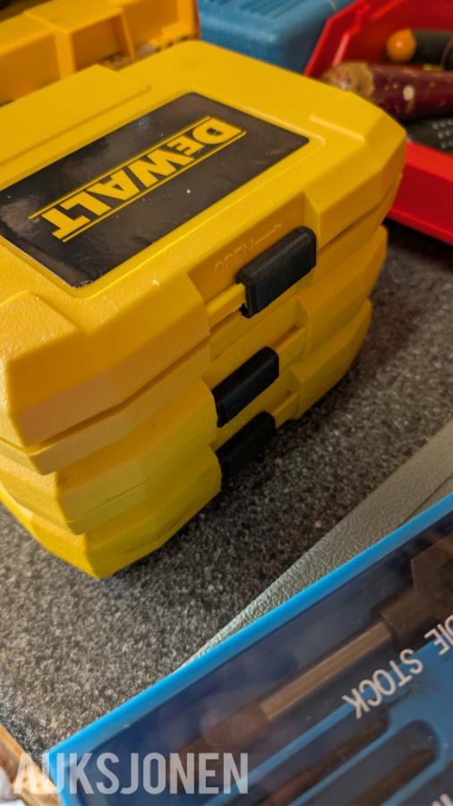 Stor samling med verktøy - dewalt, paslode, fine, +++