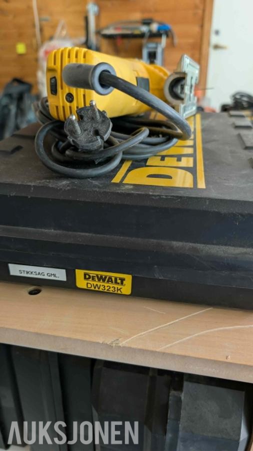 Stor samling med verktøy - dewalt, paslode, fine, +++