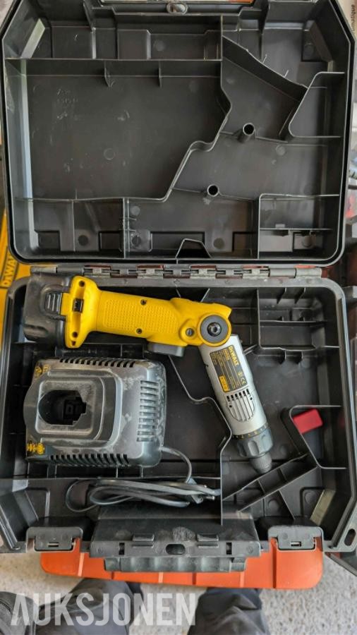 Stor samling med verktøy - dewalt, paslode, fine, +++