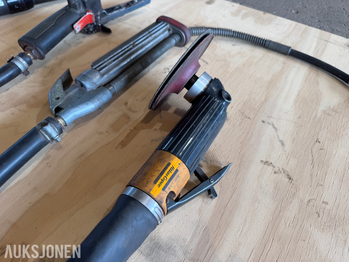 Diverse kvalitets-luftverktøy Slipere, vinkelsliper og luftpåfyller/ Drill / Skralle
