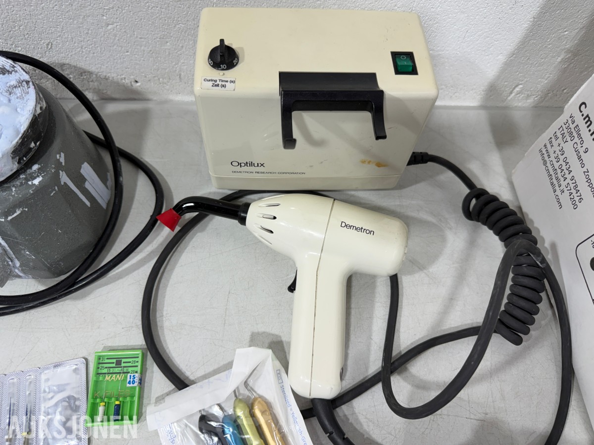 Større parti dentalutstyr – instrumenter, endodonti, behandlingsenheter og tilbehør