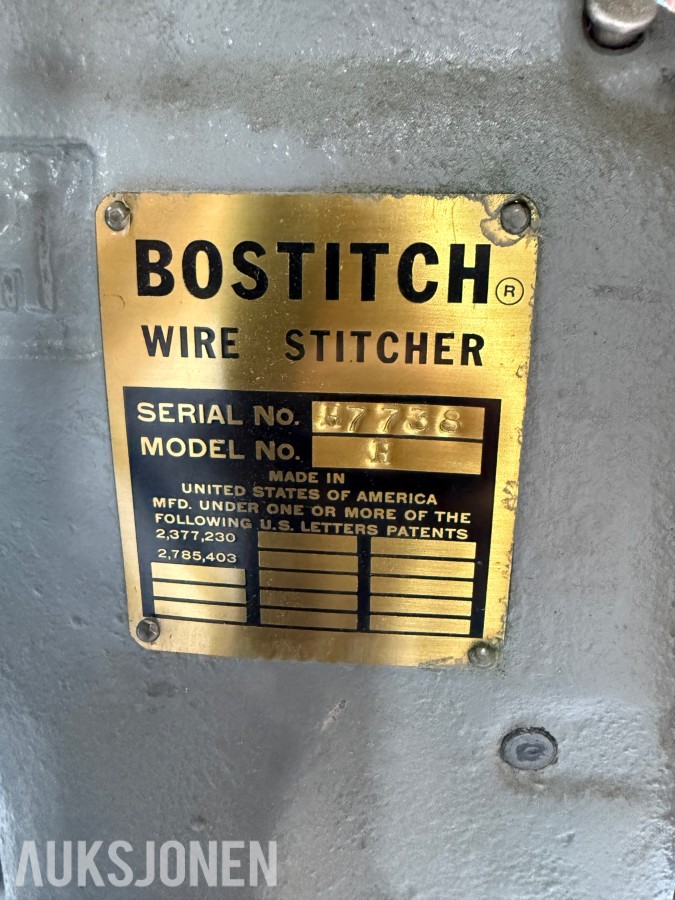 Bostich H - Wire Sticher