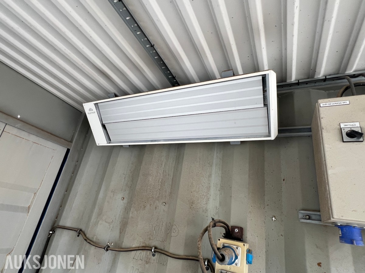 15 fot BNS 10-C13-LC sagcontainer med Ernex gjerdesag