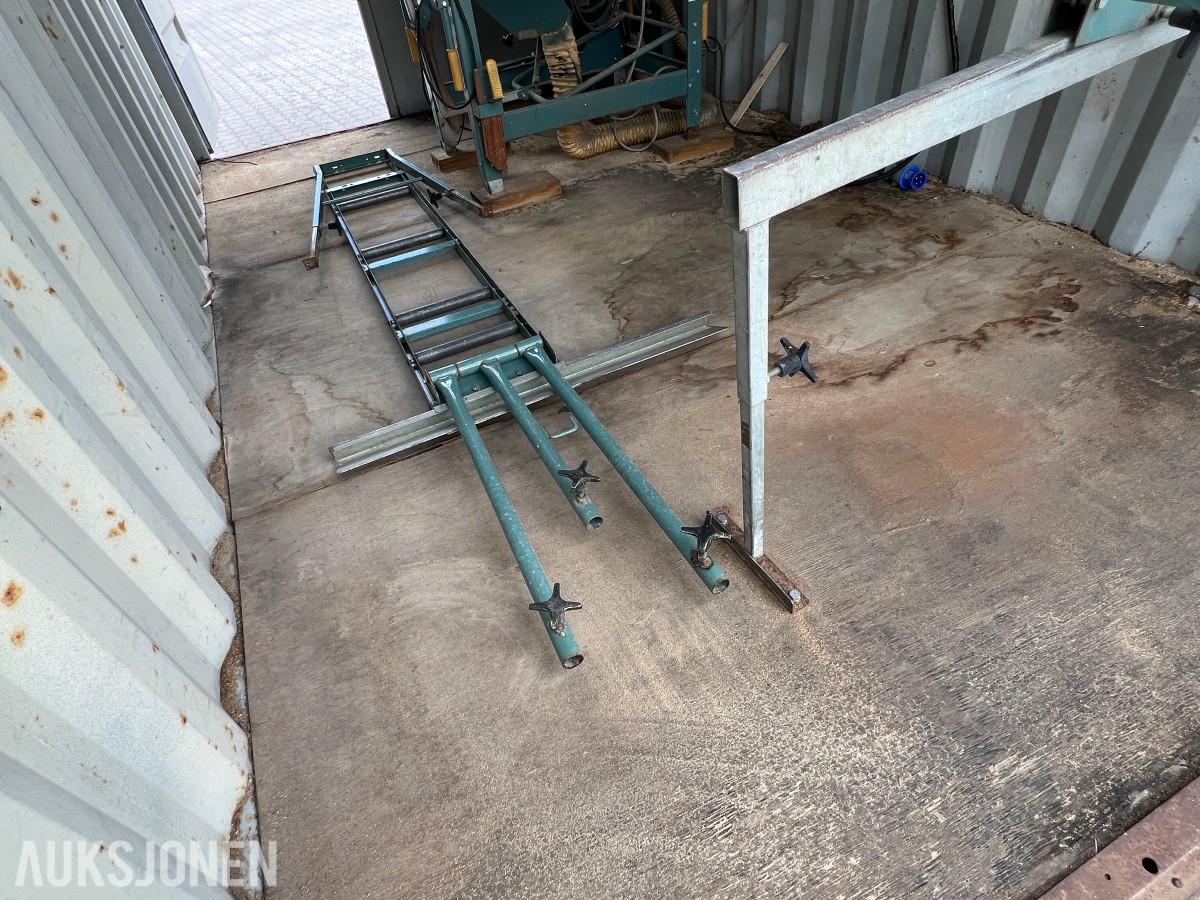 15 fot BNS 10-C13-LC sagcontainer med Ernex gjerdesag