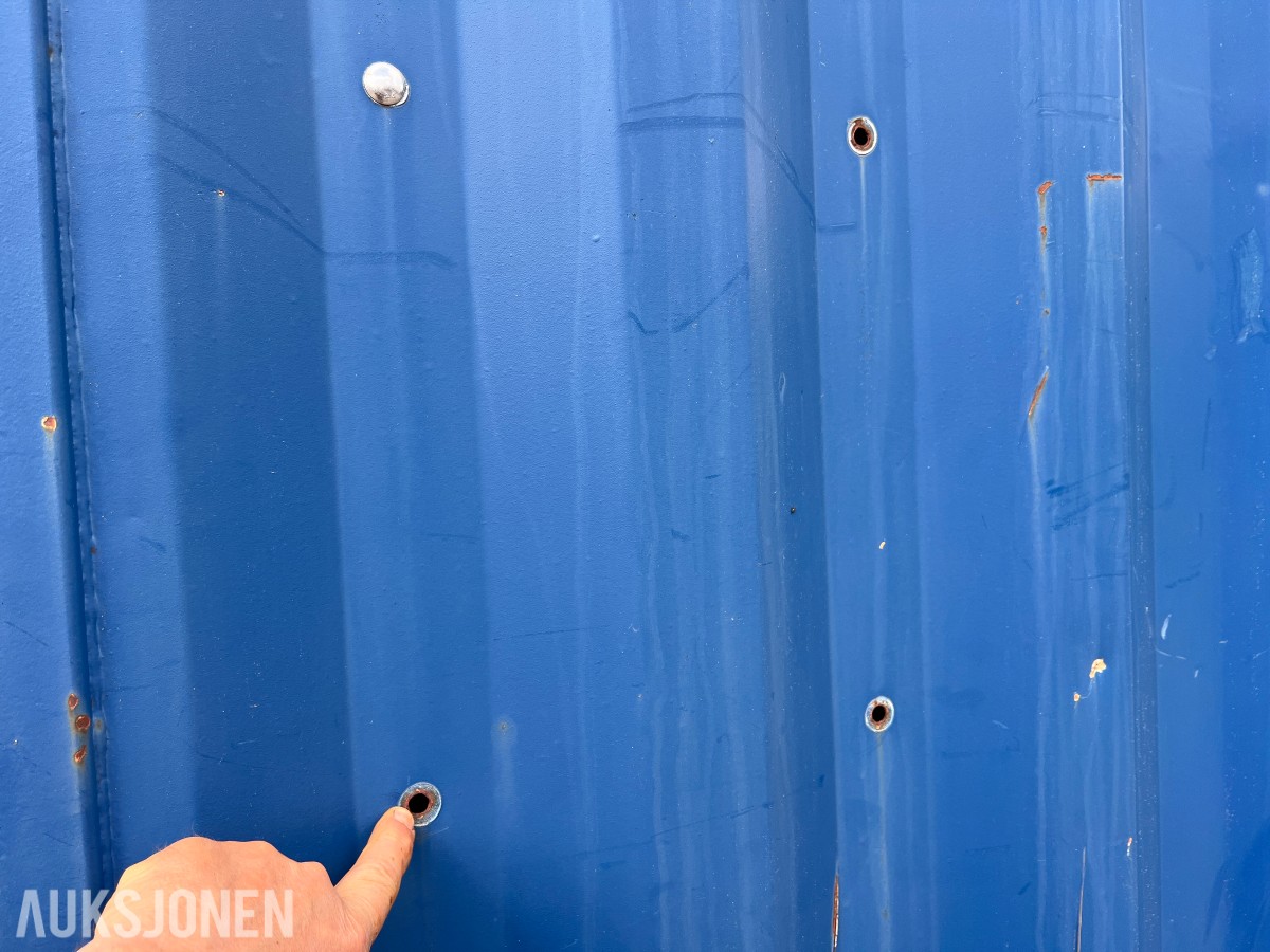 15 fot BNS 10-C13-LC sagcontainer med Ernex gjerdesag