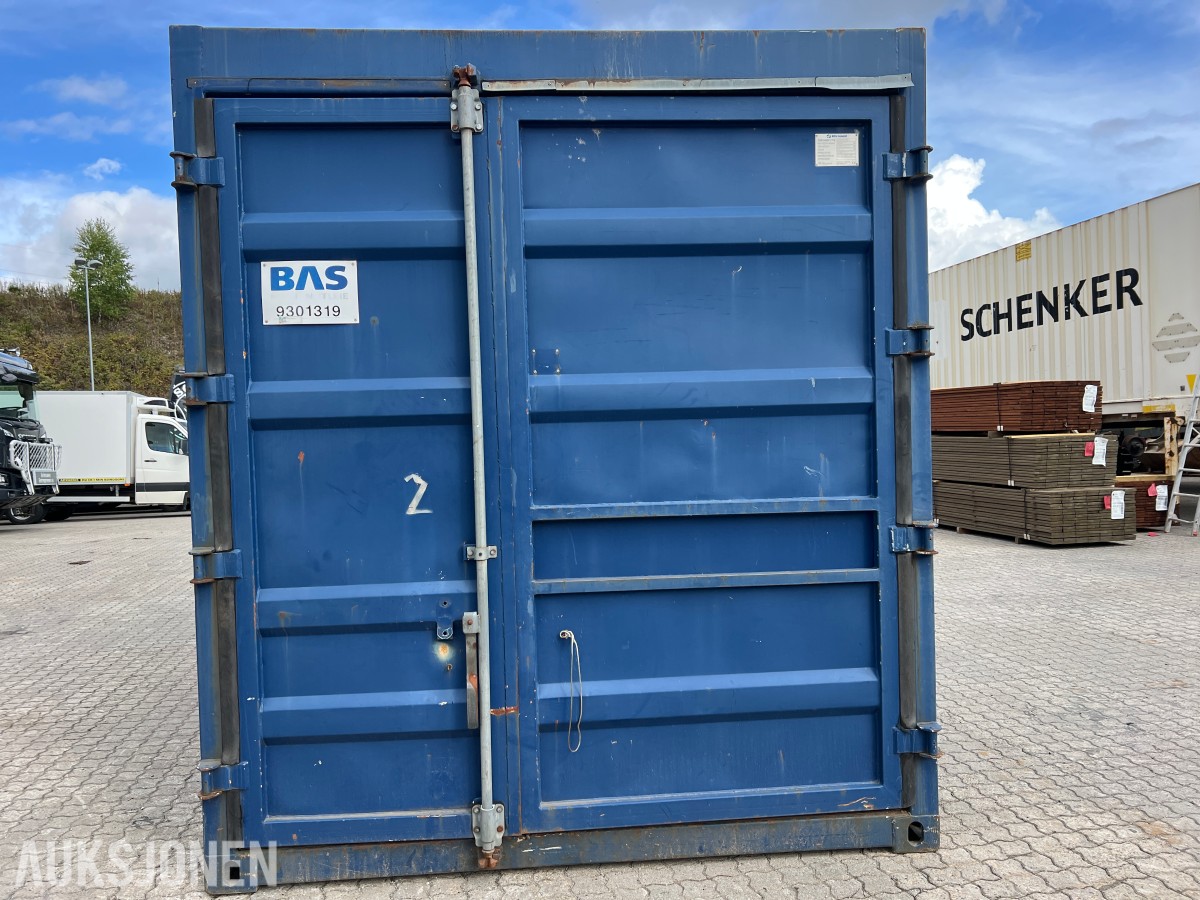 15 fot BNS 10-C13-LC sagcontainer med Ernex gjerdesag