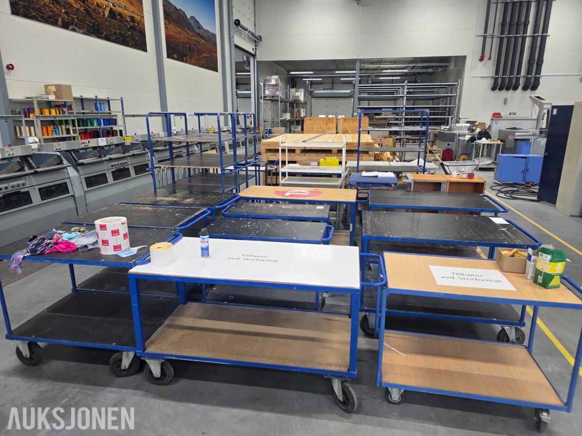 25 stk rullebord Diverse størrelse selges samlet