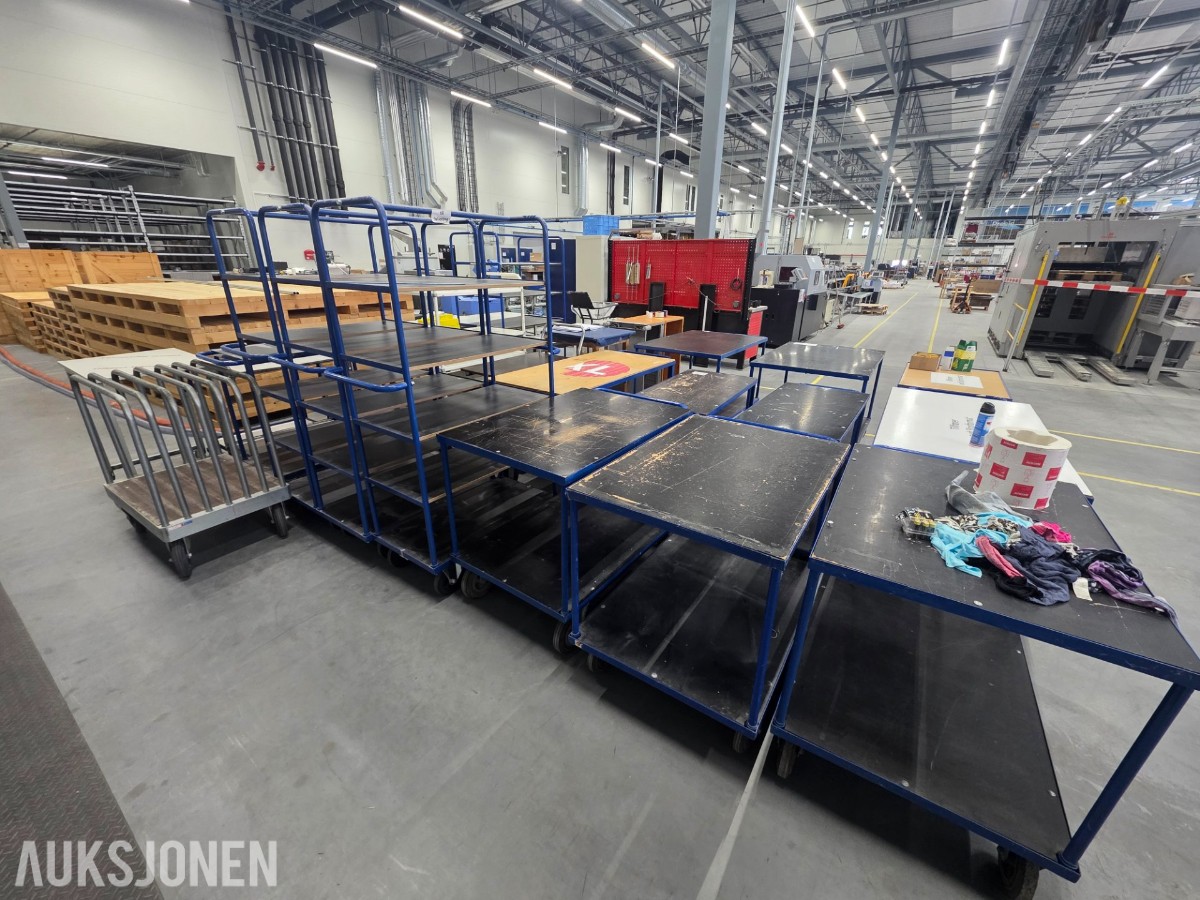25 stk rullebord Diverse størrelse selges samlet