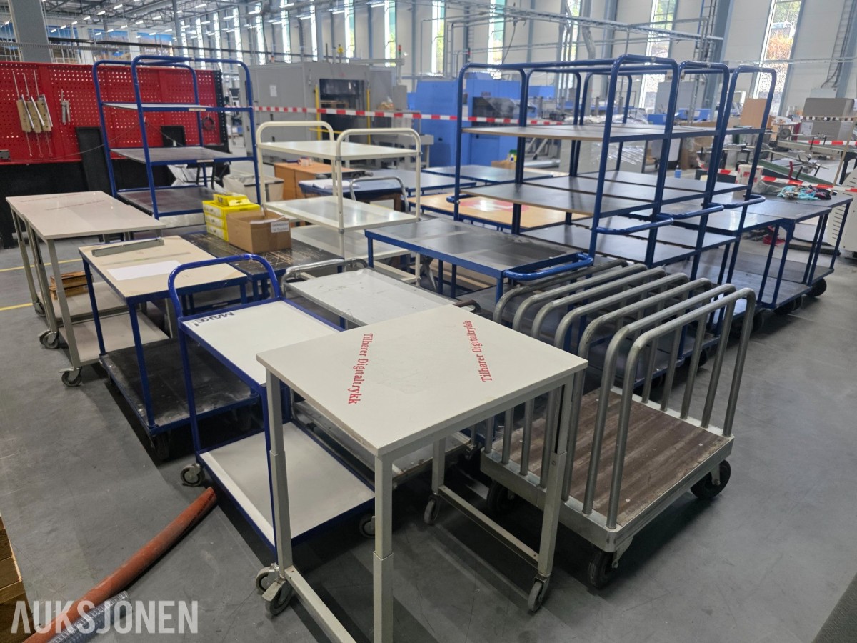 25 stk rullebord Diverse størrelse selges samlet