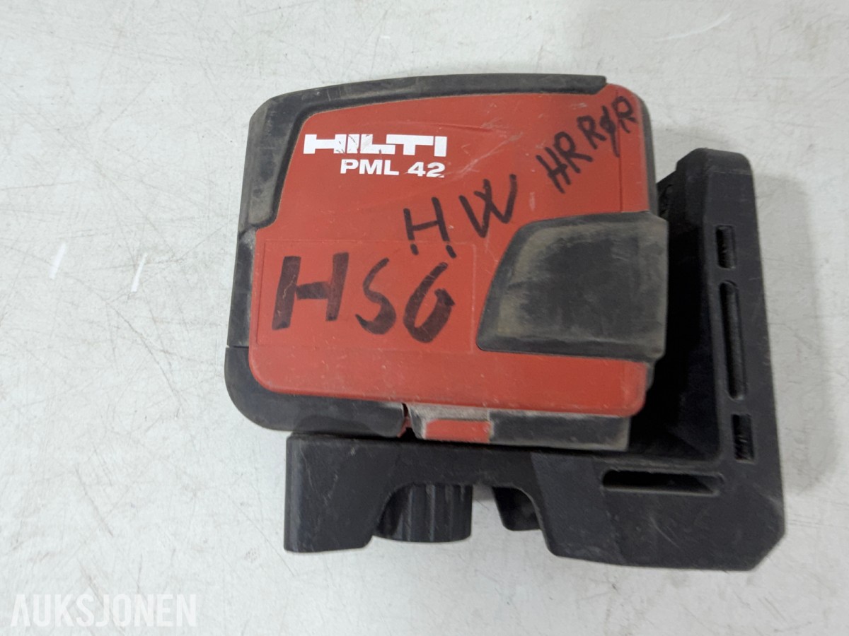 Stort parti Hilti batteriverktøy, batterier, ladere og festeverktøy 