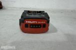 Stort parti Hilti batteriverktøy, batterier, ladere og festeverktøy 
